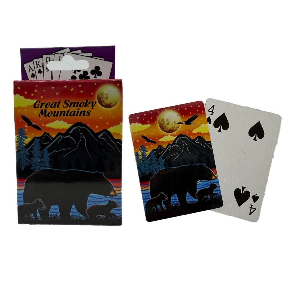 PLAYING CARDS BEAR SUNSET