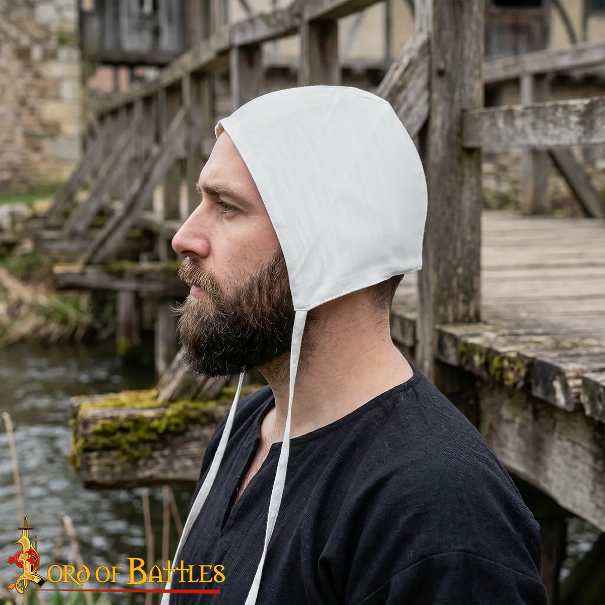 Cotton Medieval Peasant Cap