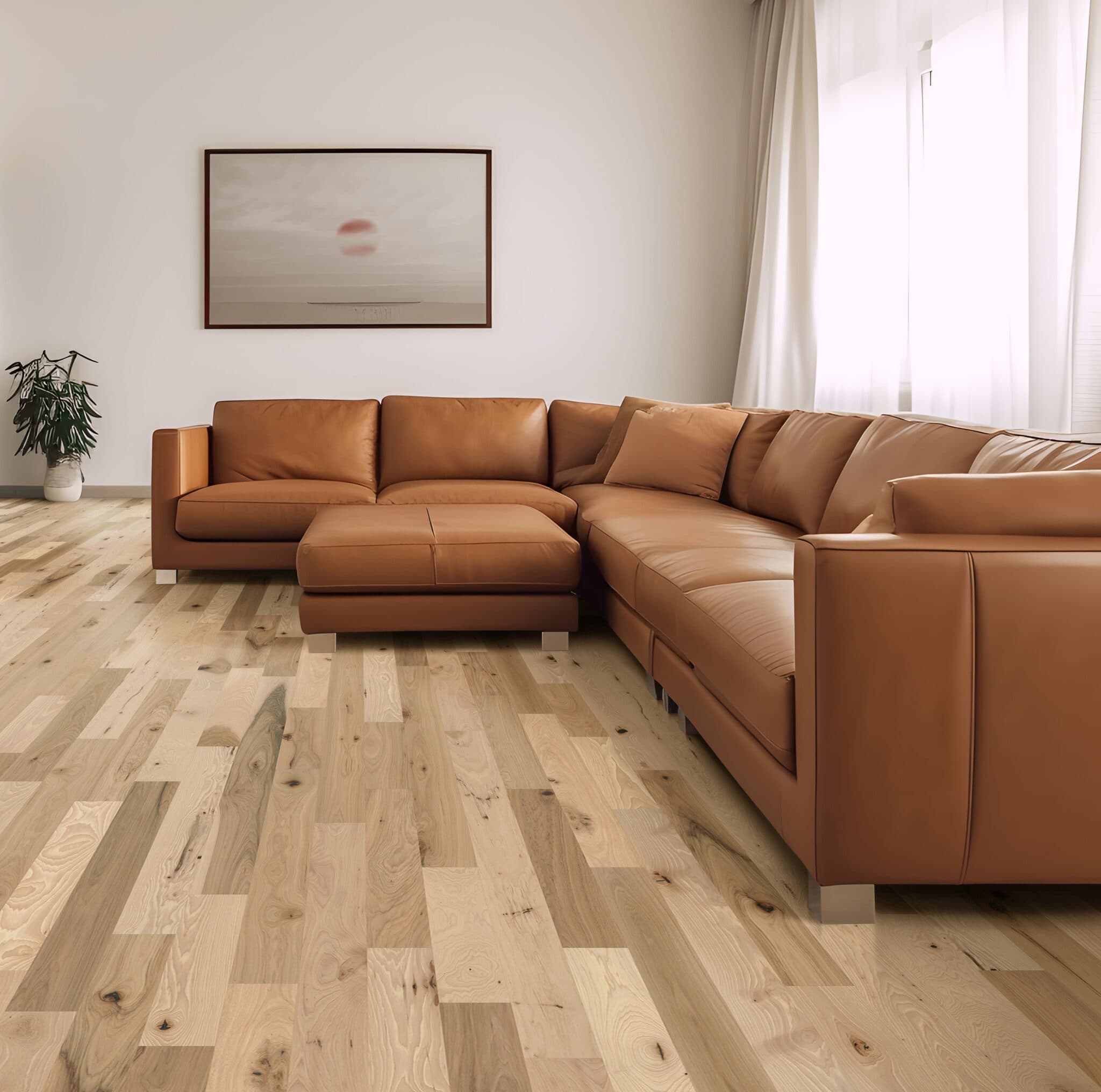 Engineered 5” Hickory Natural Clear