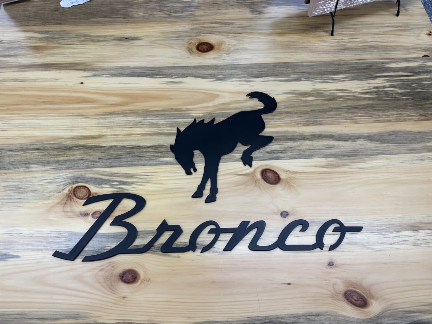 Bronco Lettering 2 piece