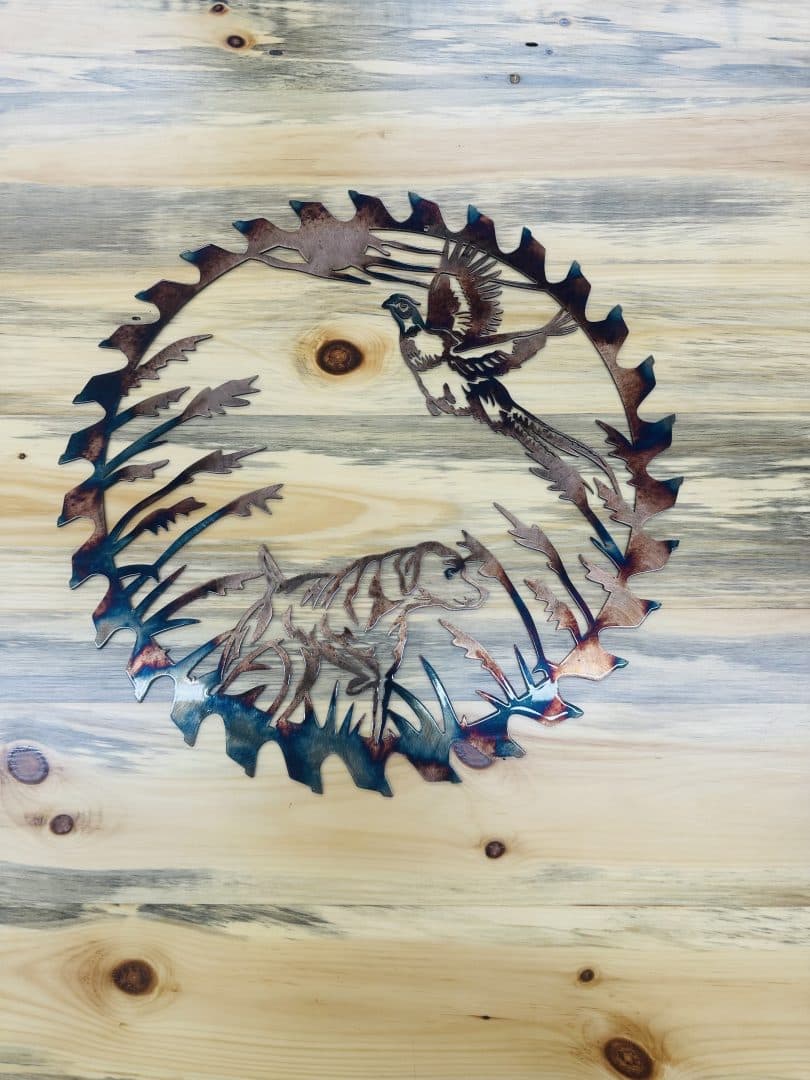 Flushed Pheasant Saw Blade Series