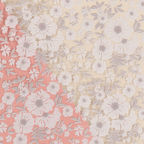 Kimberbell Translucent Printed Vinyl White Petal (PRE-ORDER)