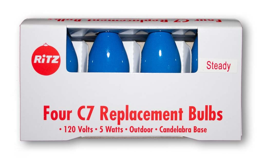 4Pk C7 Bulbs – Ceramic Blue
