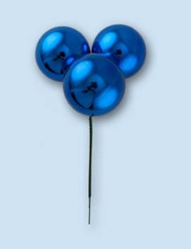30mm Plastic Tri-Cluster Pick – Blue