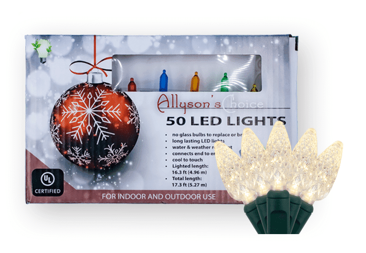 50 LED C6 Set – Warm White