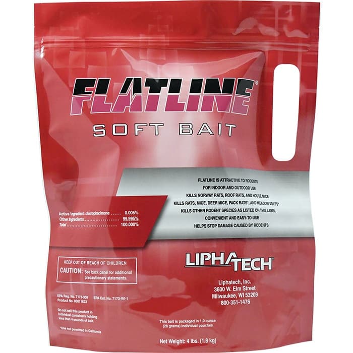 Flatline Soft Bait Rodenticide