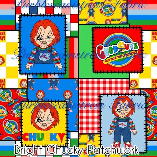Bright Chucky Patchwork – Fabric