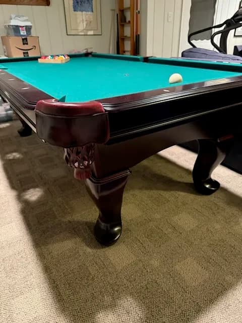 8′ Gently Used Pool Table – SOLD