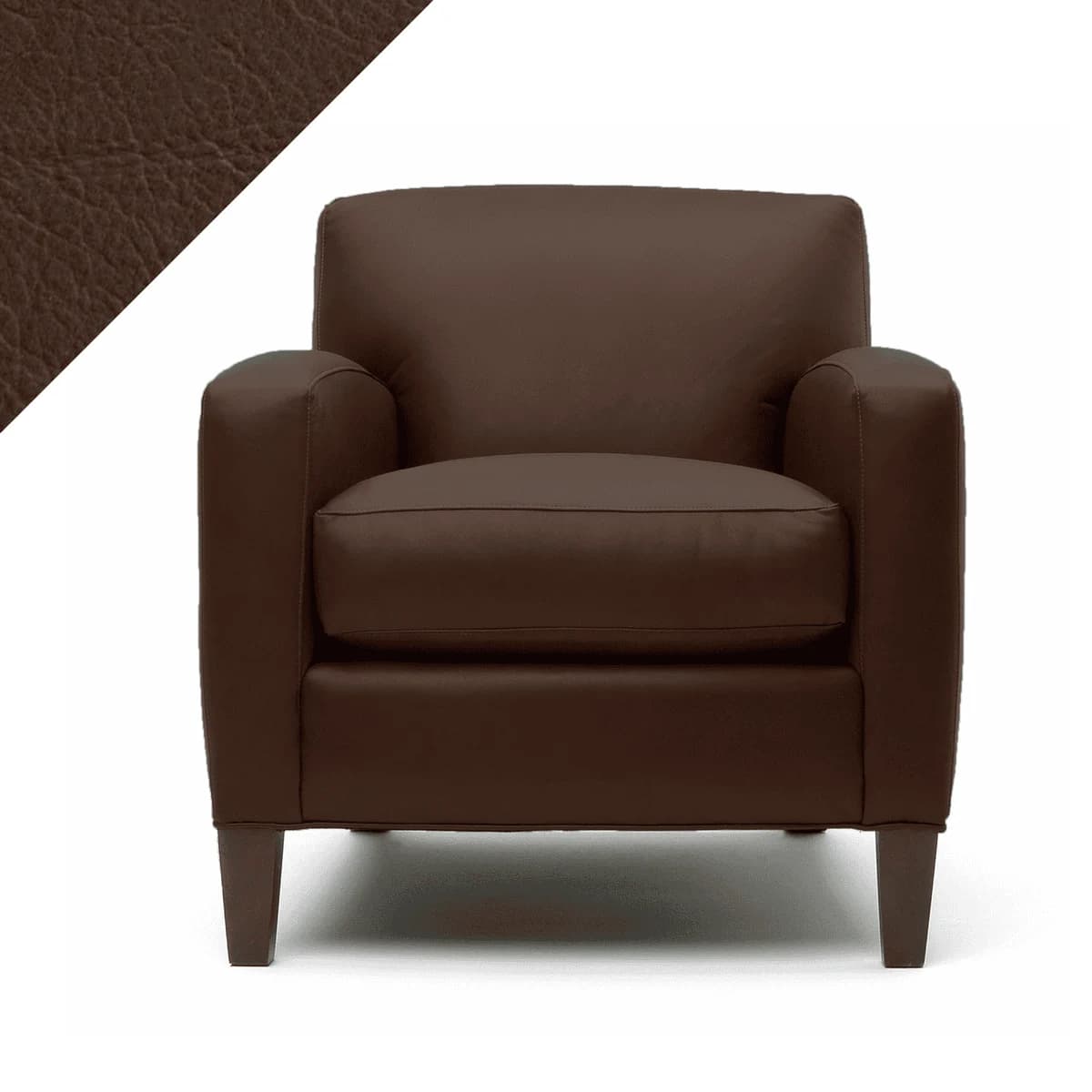 Walnut Vinyl & Leather Finish
