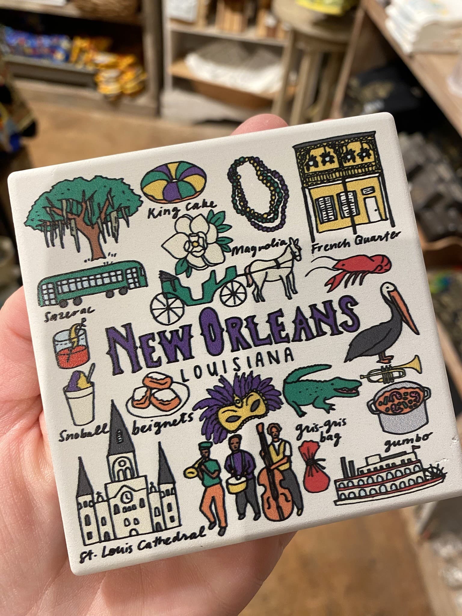 Wanderer Ceramic Coaster