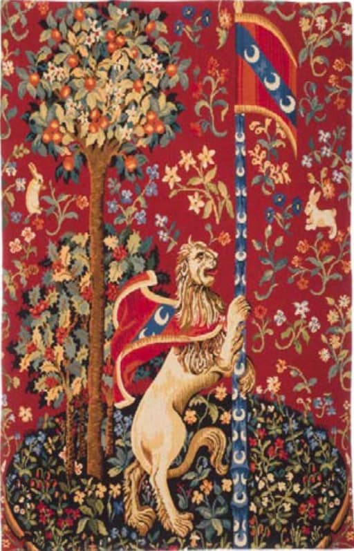 Lion tapestry