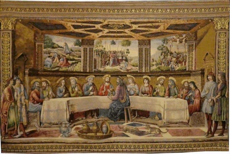 Sistine Chapel Last Supper tapestry