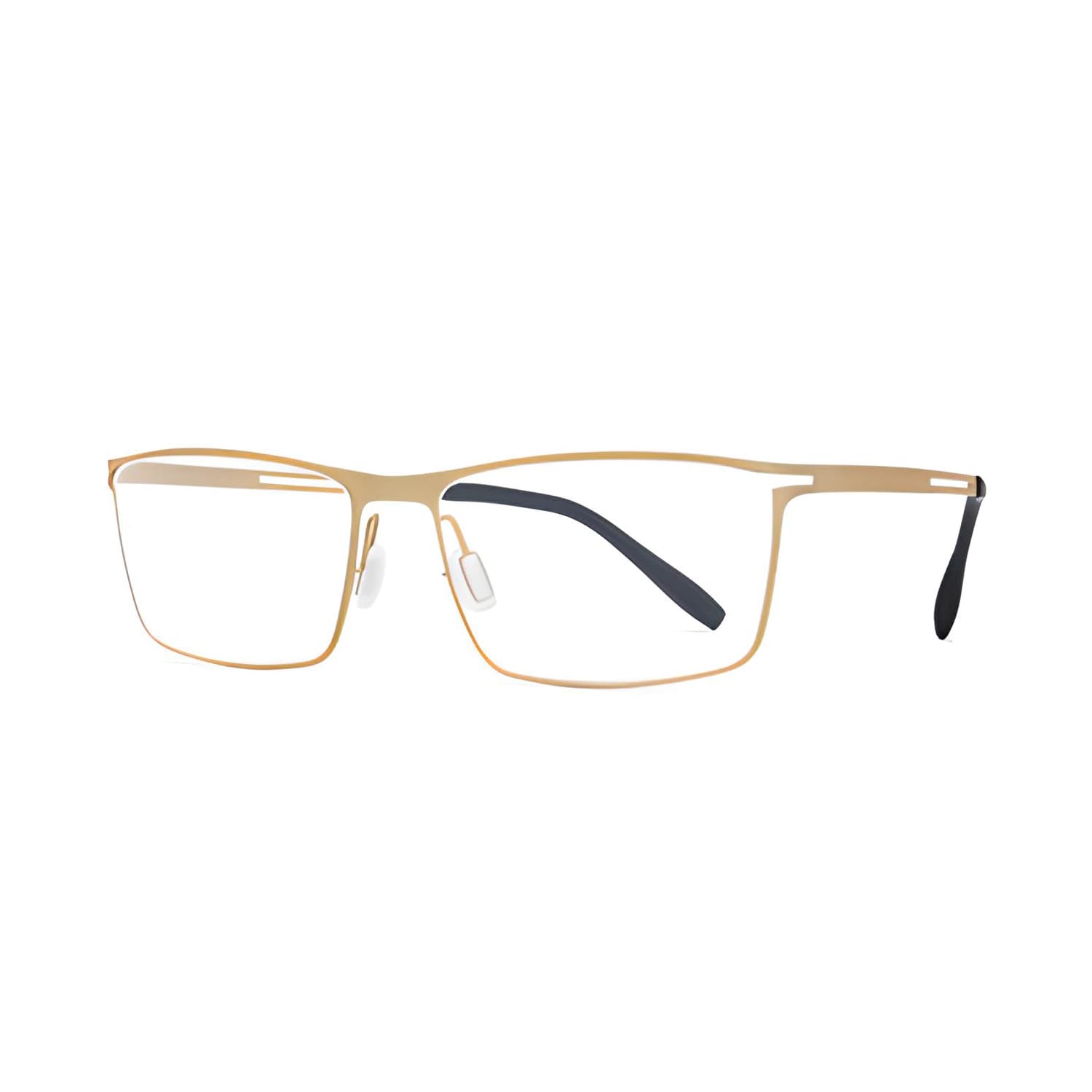EOX II Unibody Titanium Memory Metal Rectangular Eyeglass Frames