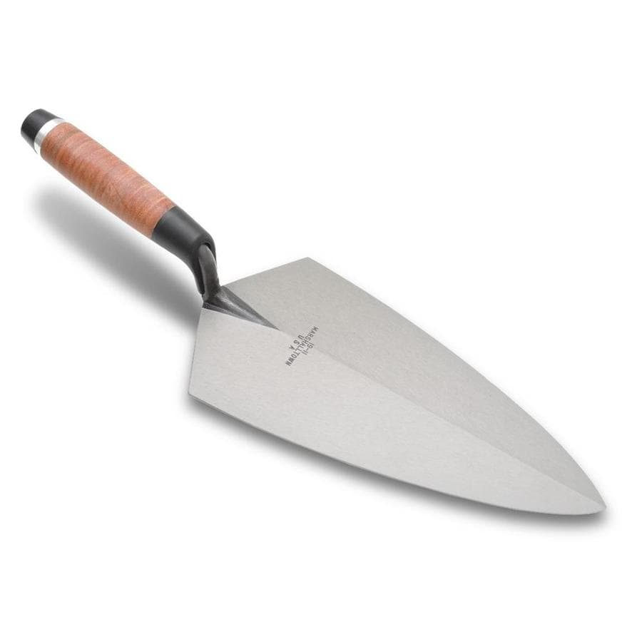 10″ Brick TrowelPhiladelphia Pattern-Leather Hdl