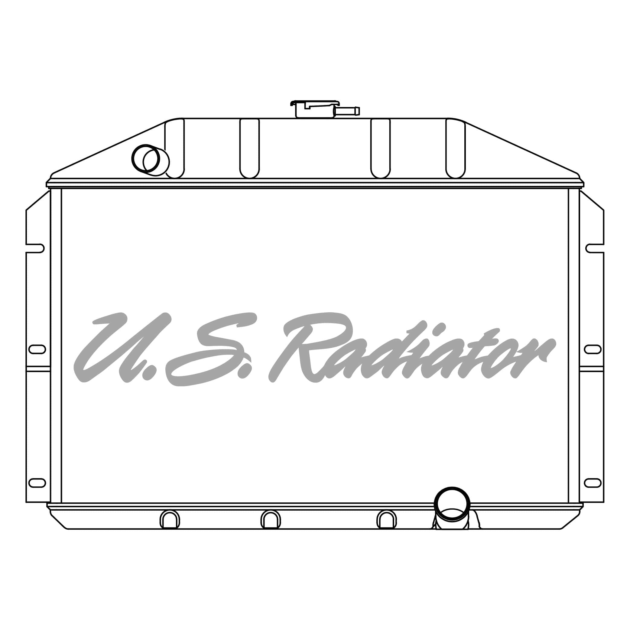 Studebaker Champion 6 Cyl, 1955 Radiator