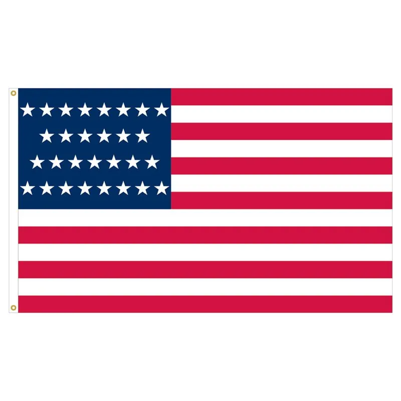 29 Star Historical US Flag