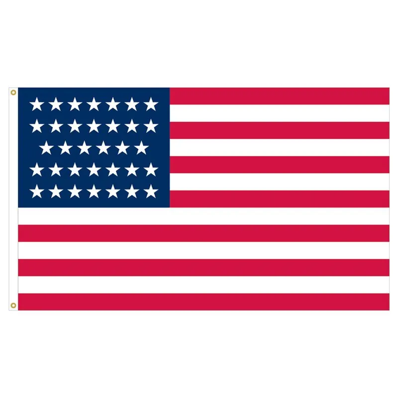 34 Star Historical US Flag