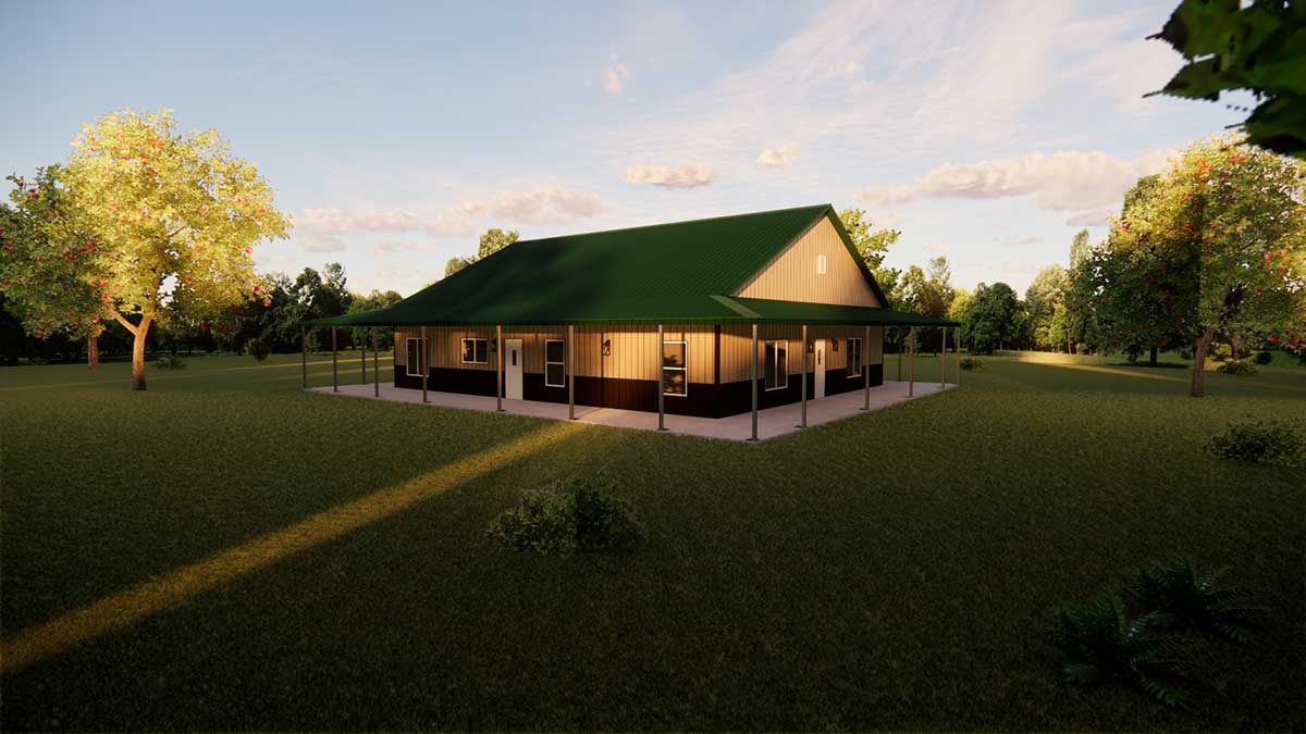 The Kaufman Barndominium – 3894 SF