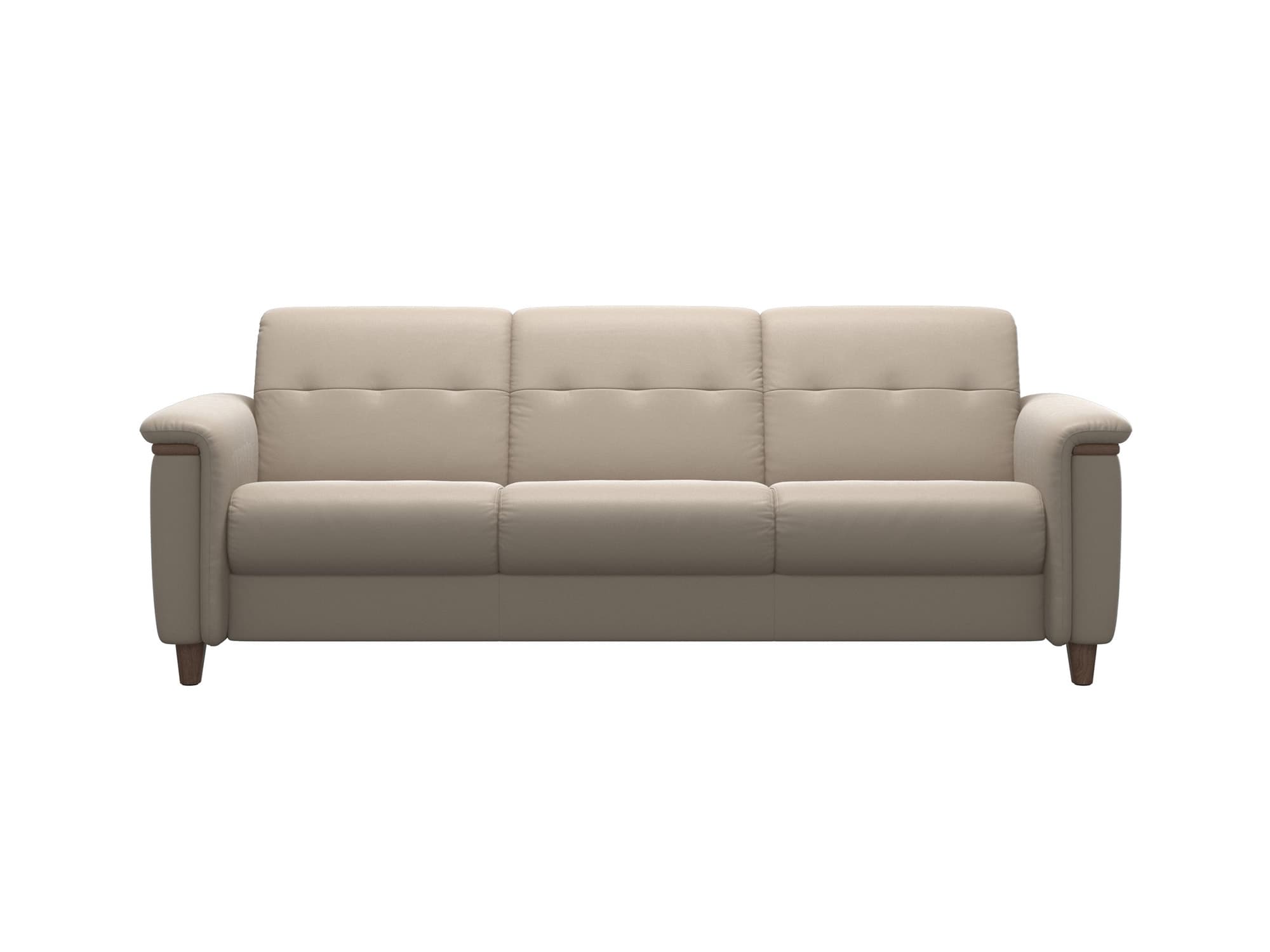 Flora Wood 3 Seater