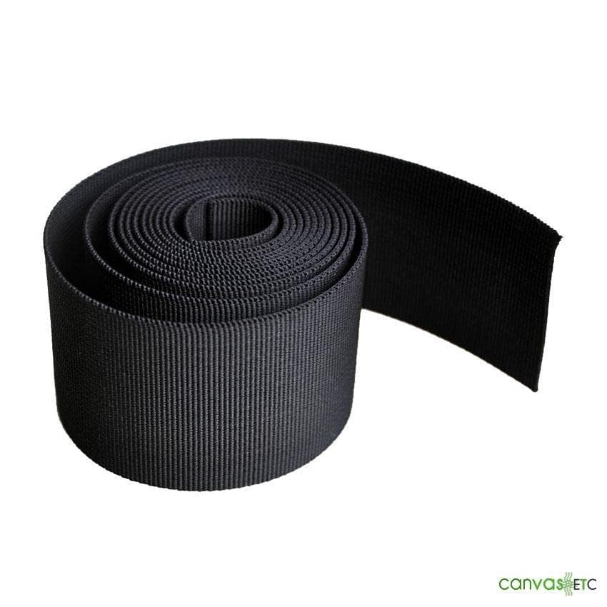 Polypropylene webbing Black | 3″ Wide