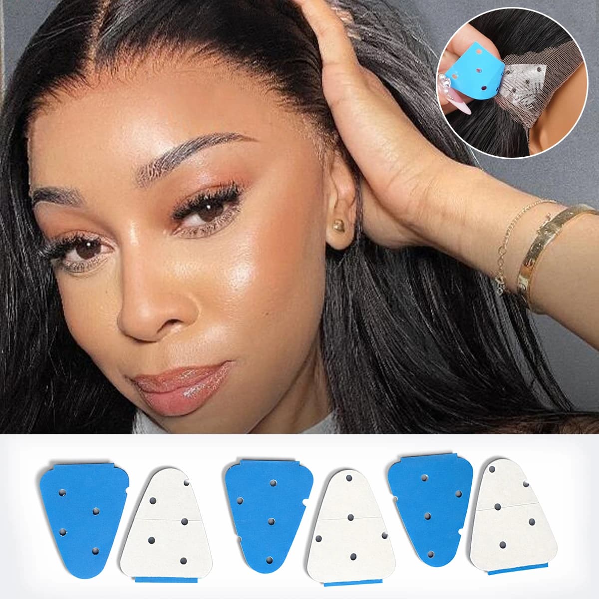 36PCS Double-Side Lace Front Hold Wig Tape
