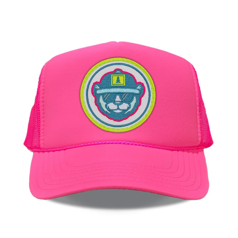 CPH Neon Bear Logo Embroidered Big Patch Hat