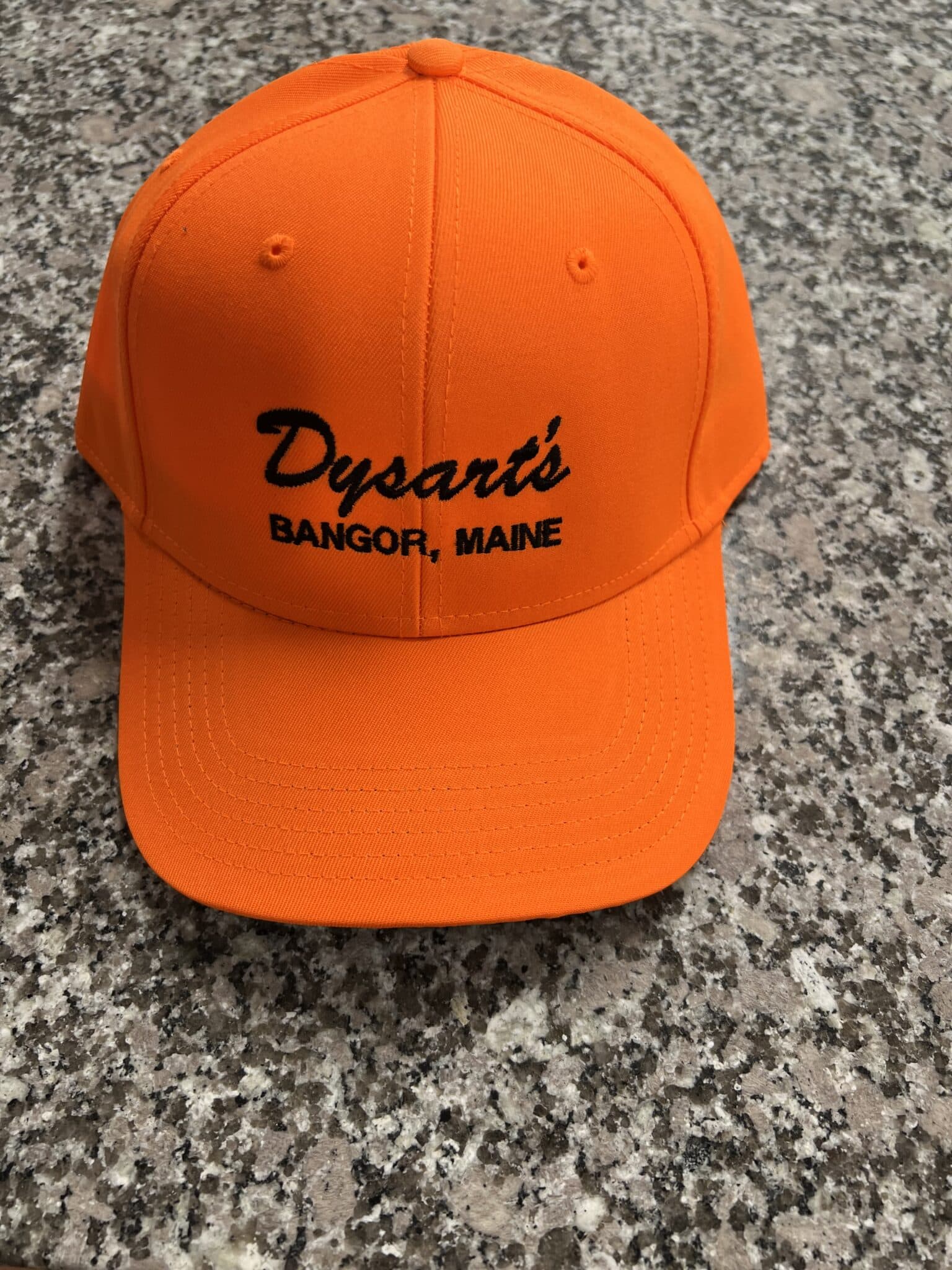 Dysart’s Orange Script Hat