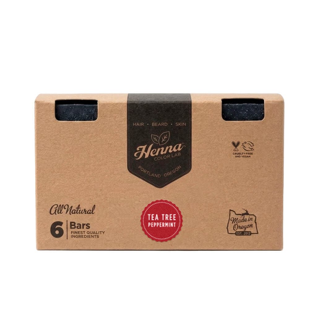 Tea Tree-Peppermint Shampoo Bar (6 PACK)