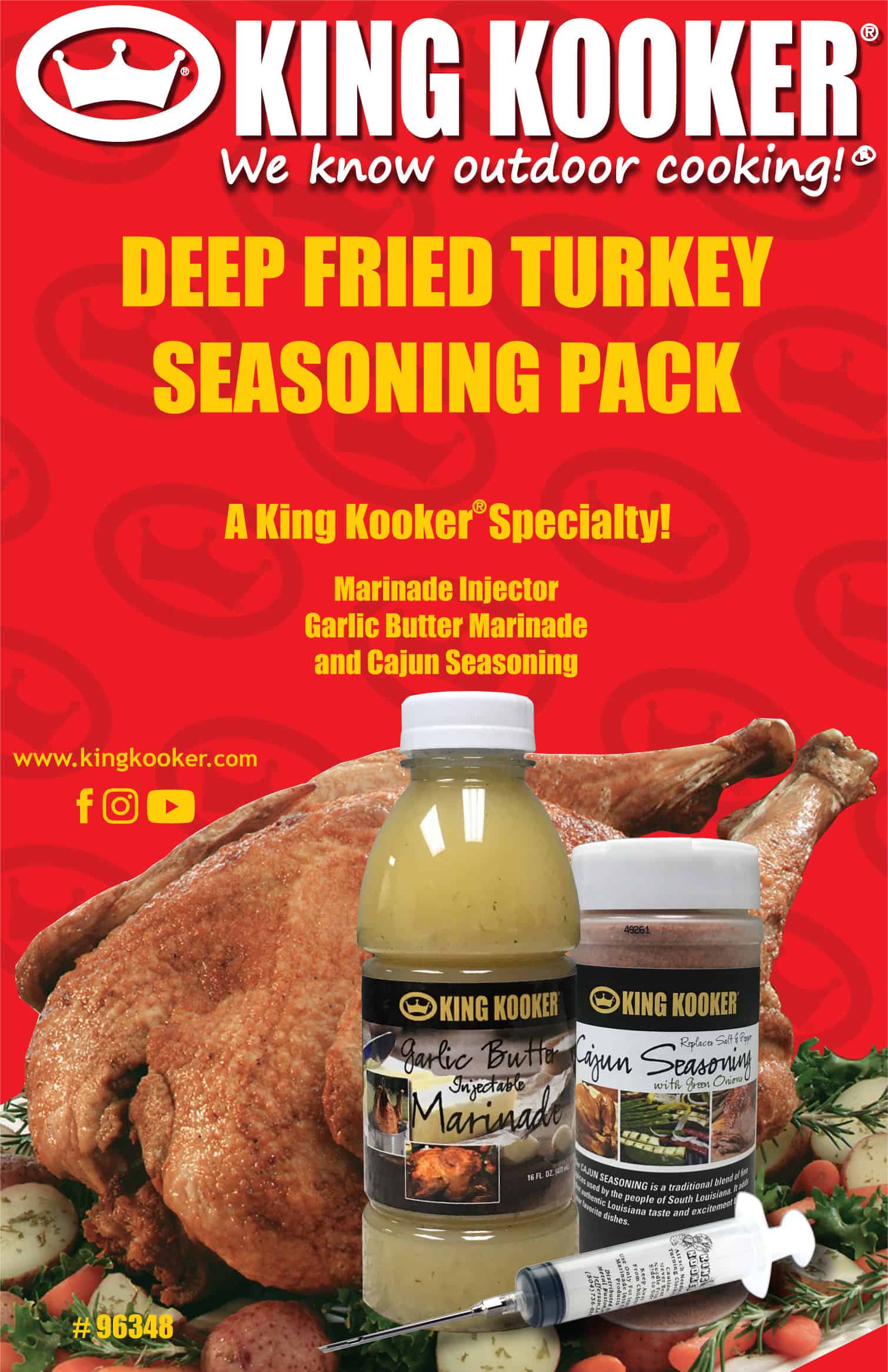 King Kooker® Deep Fried Turkey Seasoning Pack