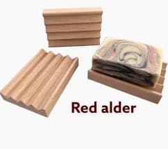 Natural Alder Wood Soap Dish