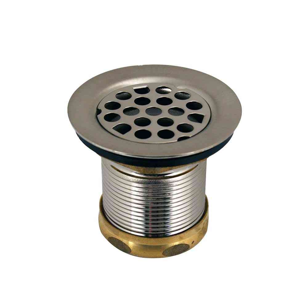 Westbrass Grid Style Drain, Satin Nickel