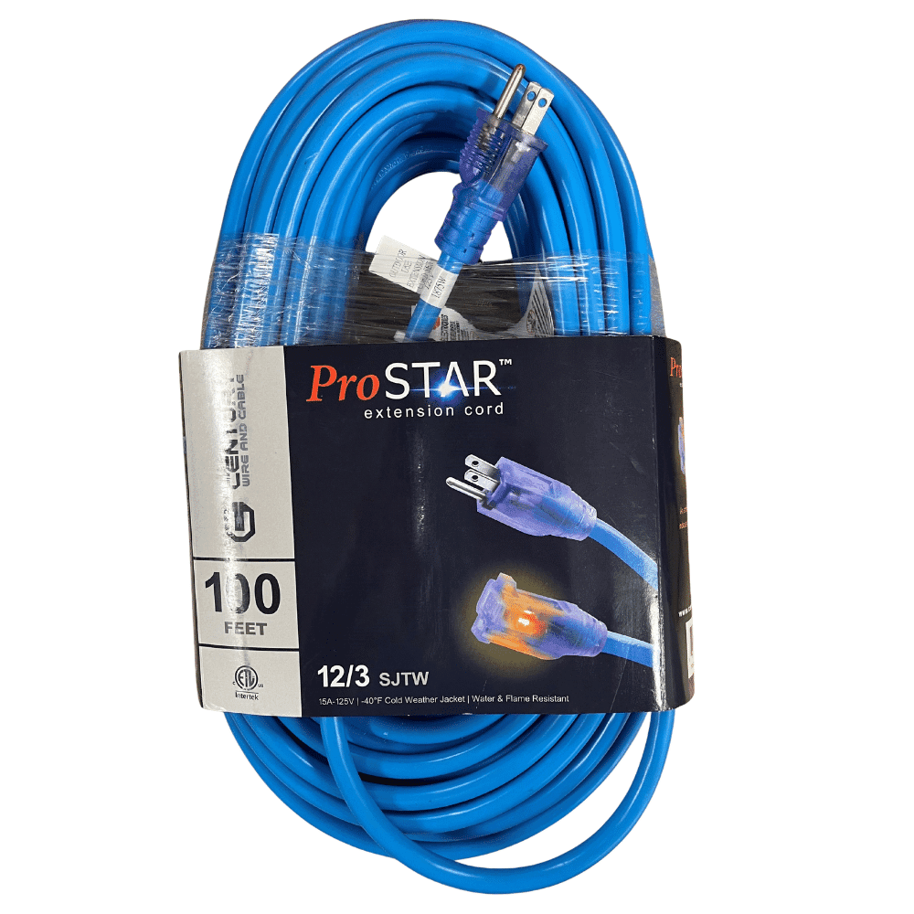 Heavy-Duty Extension Cord – 100′
