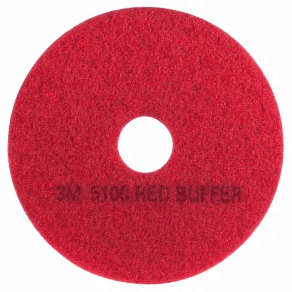 3M 5100 Red Buffer Pads (Case of 5)