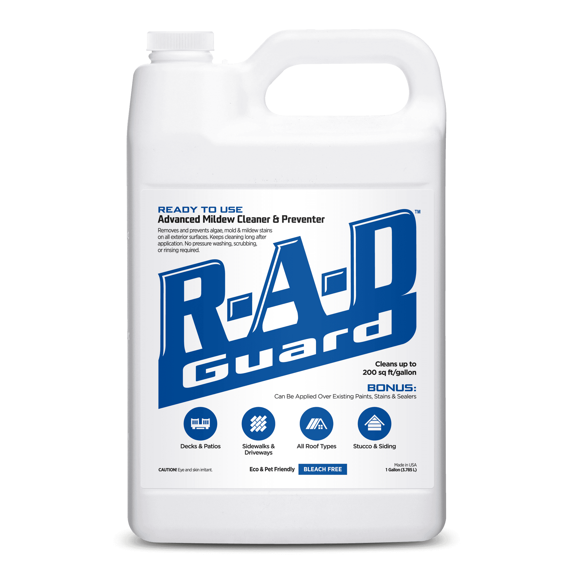 RAD Guard Mildew Cleaner & Preventer 1 Gallon