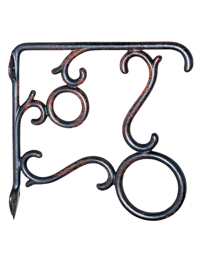 Black Hammer Planter Bracket, Southend, 12″