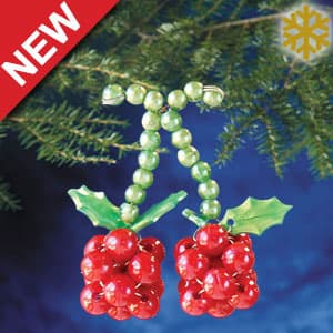 7022 – Holiday Cherries Ornament Kit