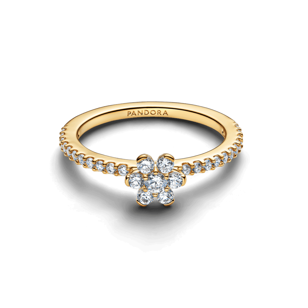 Sparkling Flower Ring