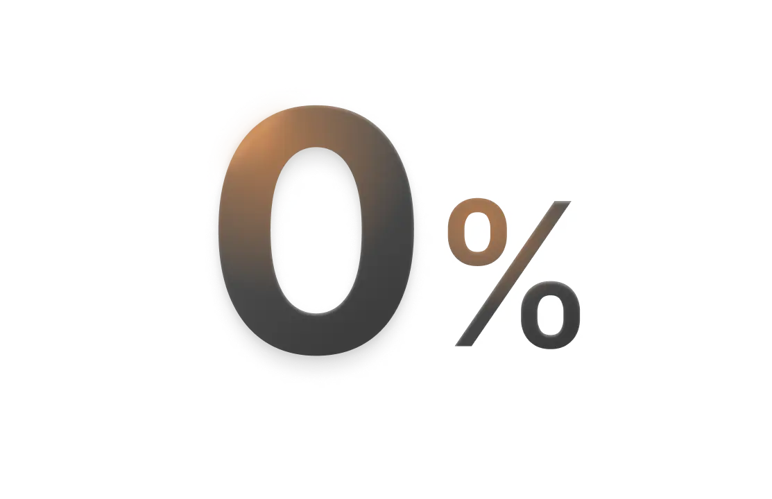 Zero hidden fees